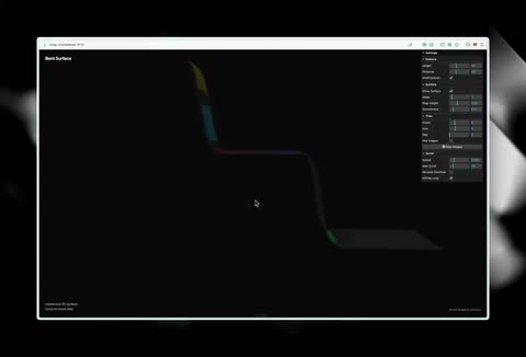 Bent with image tiles process