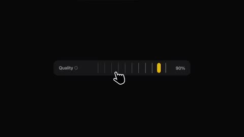 Interactive slider
