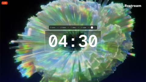 Restream countdown scene