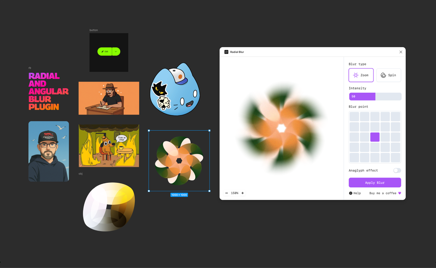 Radial and Angular Blur FX